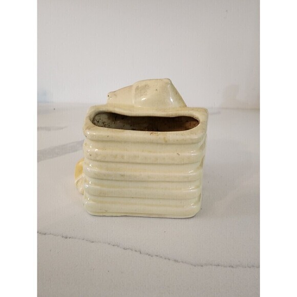 Vintage Shawnee Pottery Ceramic Asian Couple Planter #573 - Picture 2 of 4